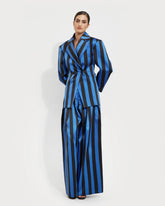 CONJUNTO AMERICANA PANTALON RAYAS